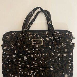 Marc Jacobs Brown and Black Laptop Bag